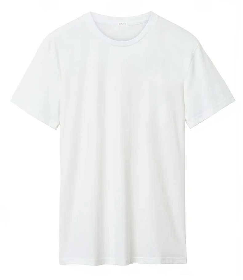 T-Shirt en coton blanc (lien produits croisés)