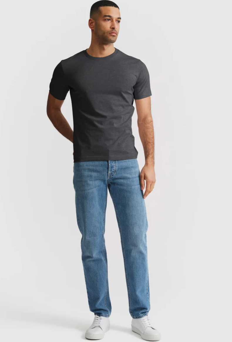 Dark Grey Cotton T-Shirt