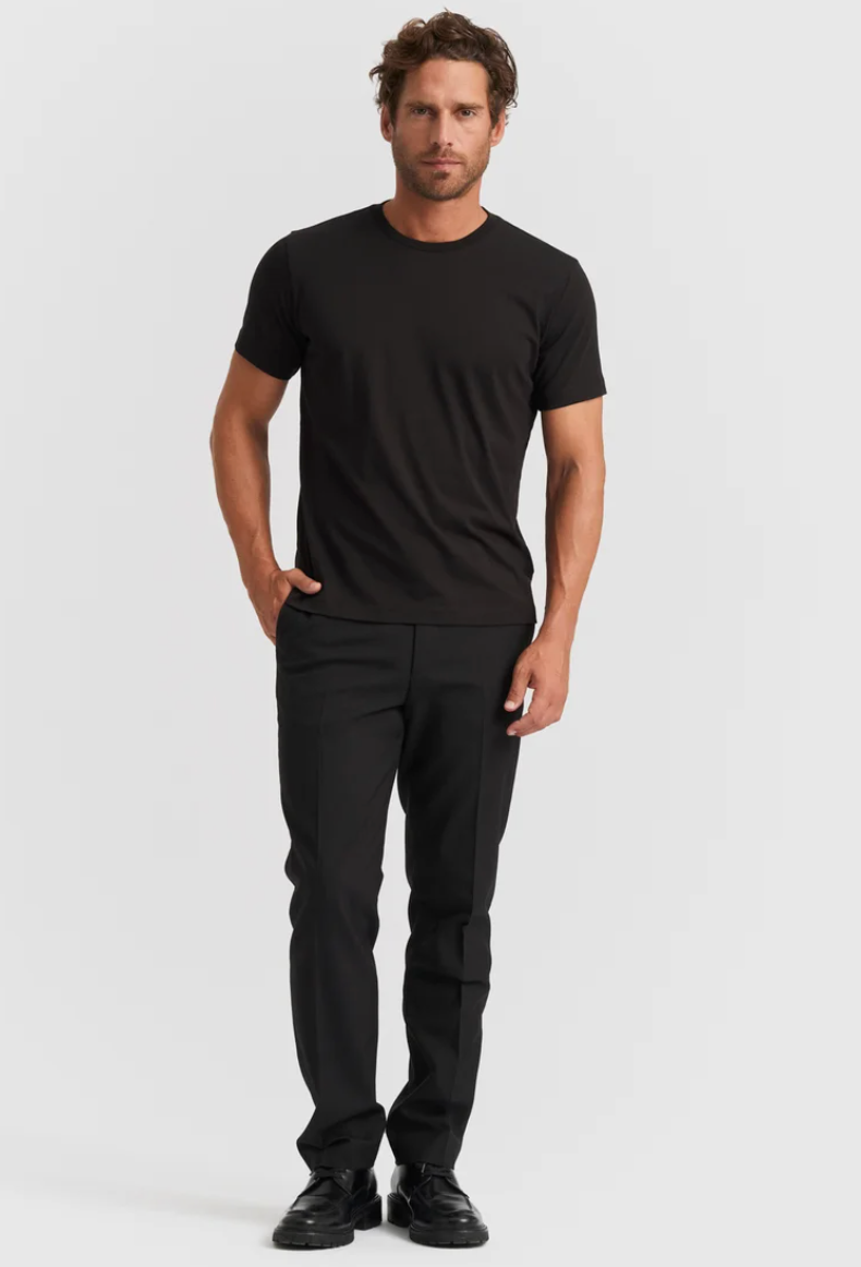 Black Cotton T-Shirt