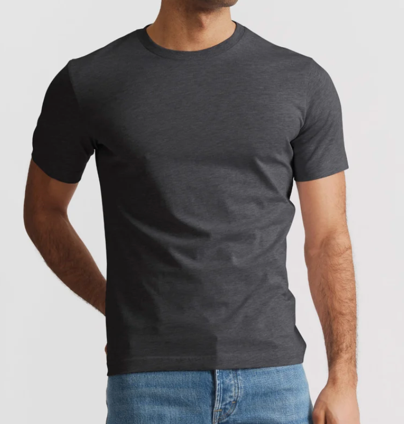 Dark Grey Cotton T-Shirt