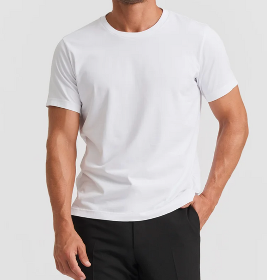 White Cotton T-Shirt (Cross-products Link)