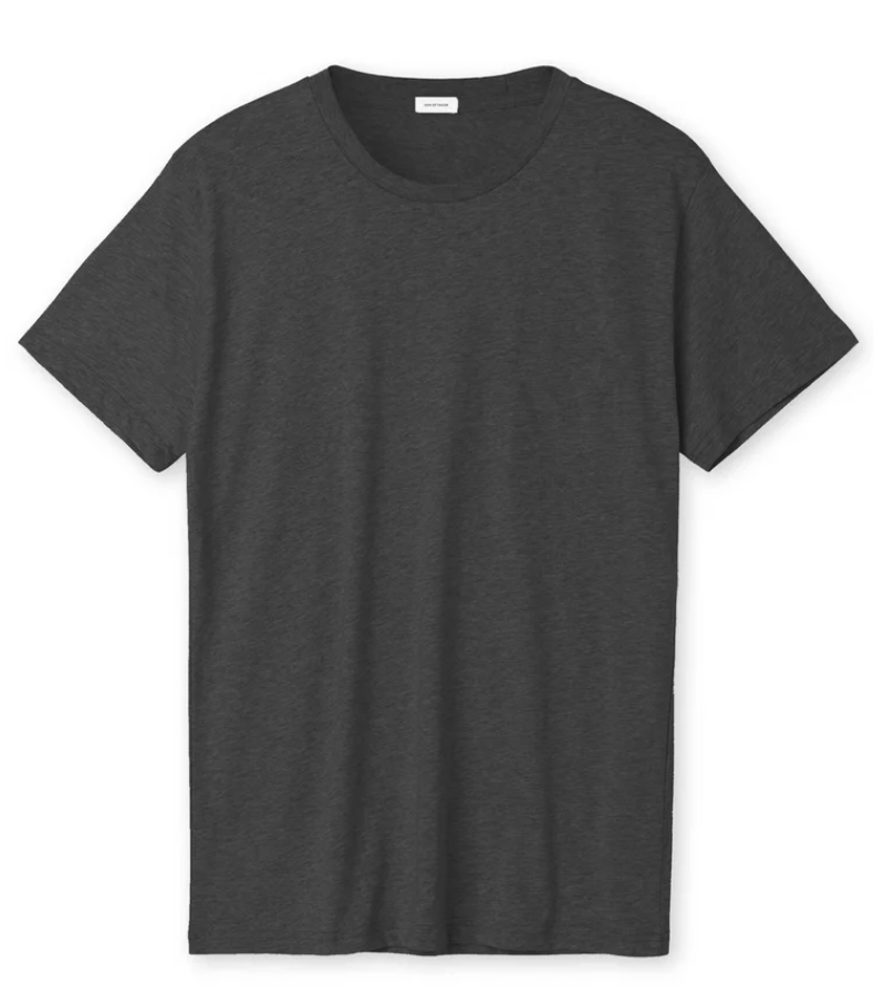 T-shirt en coton gris foncé