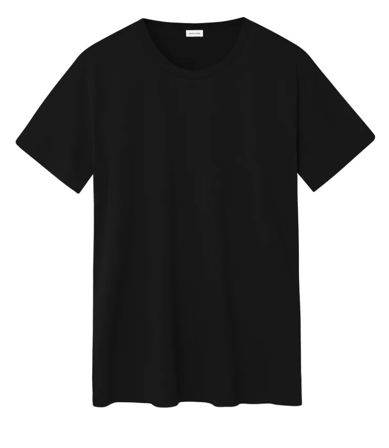 Black Cotton T-Shirt